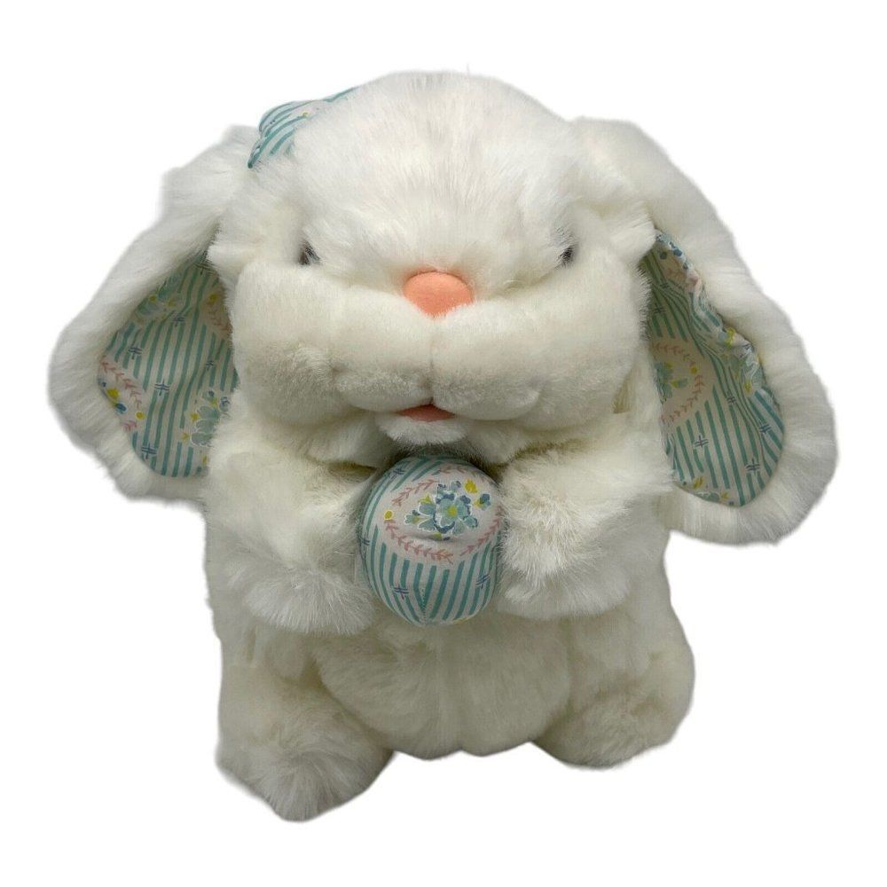 Easter Bunny Rabbit Plush Egg Bow Great American Fun GAF Stuffed Animal